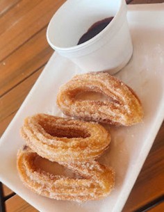 Spanish churros & small hot chocolate 2