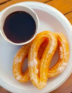 Spanish churros & small hot chocolate
