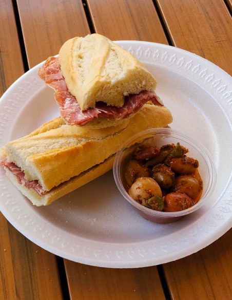 Dry-cured ham Bocata