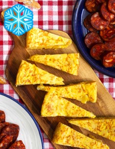 Potato Omelet w/onion - Spanish Omelets 2