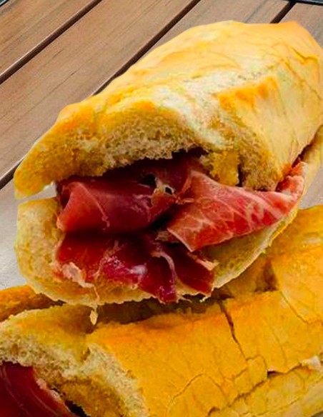 Dry-cured ham Bocata
